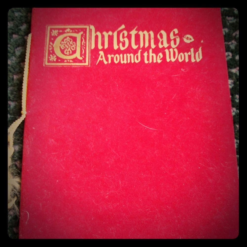 Antique Christmas Around The World cir 1920s Book